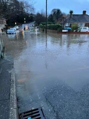 Frederick Road flooding 16 Jan 2023